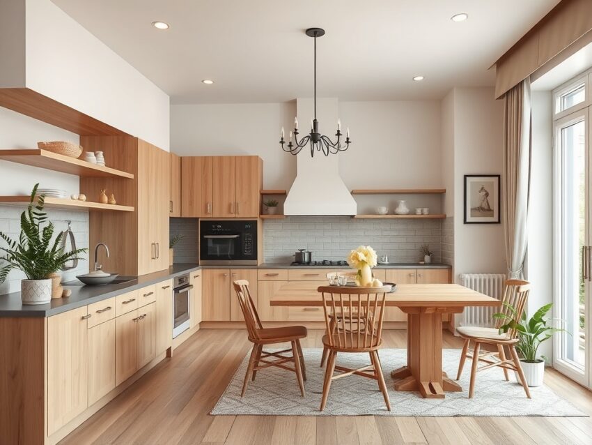 makelrus.ru | Проекты домов из клееного бруса с большой кухней-гостиной